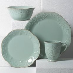 Alternative view of Lenox Westmore French Perle Ice Blue 4-Piece Place Setting