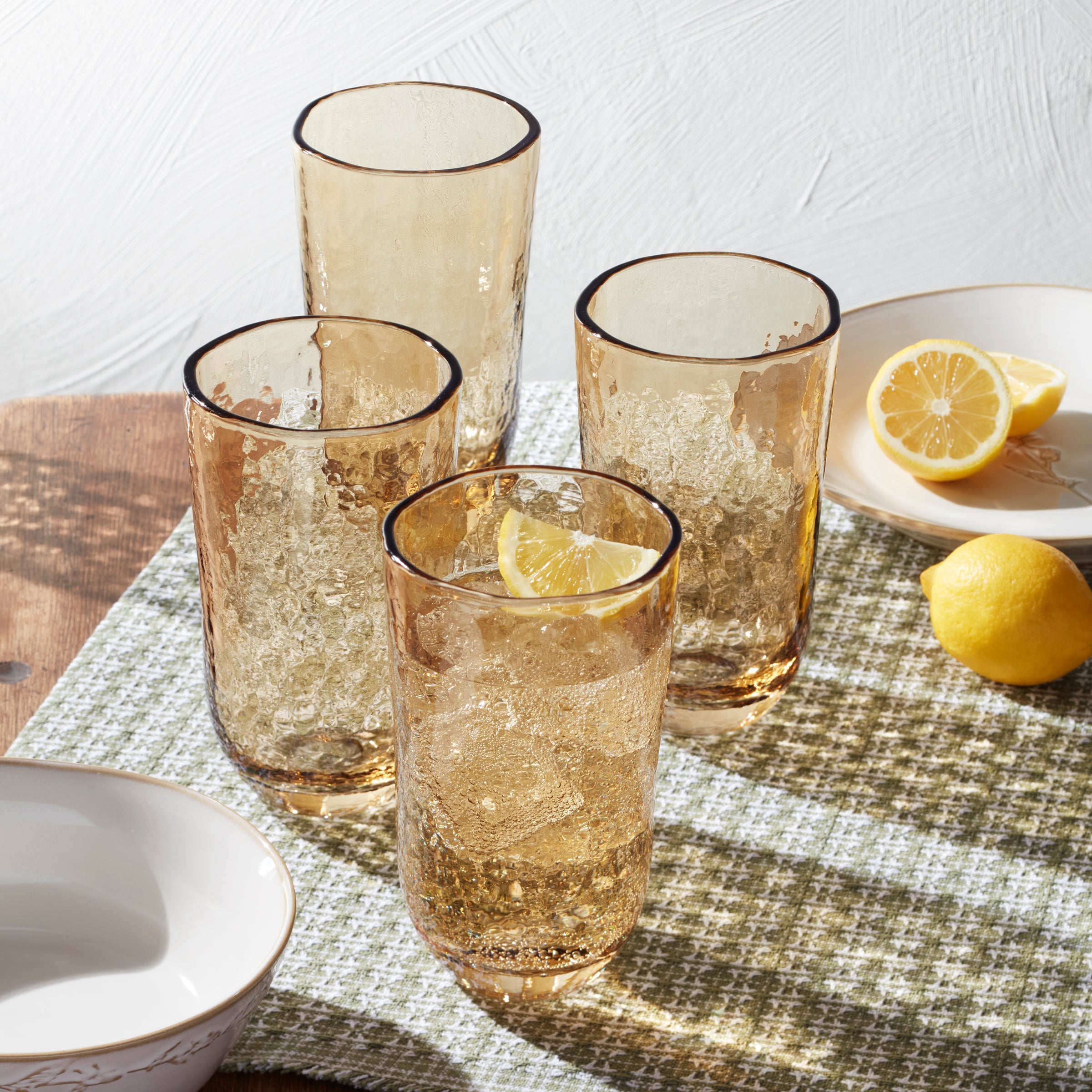 Lenox Westmore Homespun Amber Tall Tumbler - Set Of 4 - Image 6