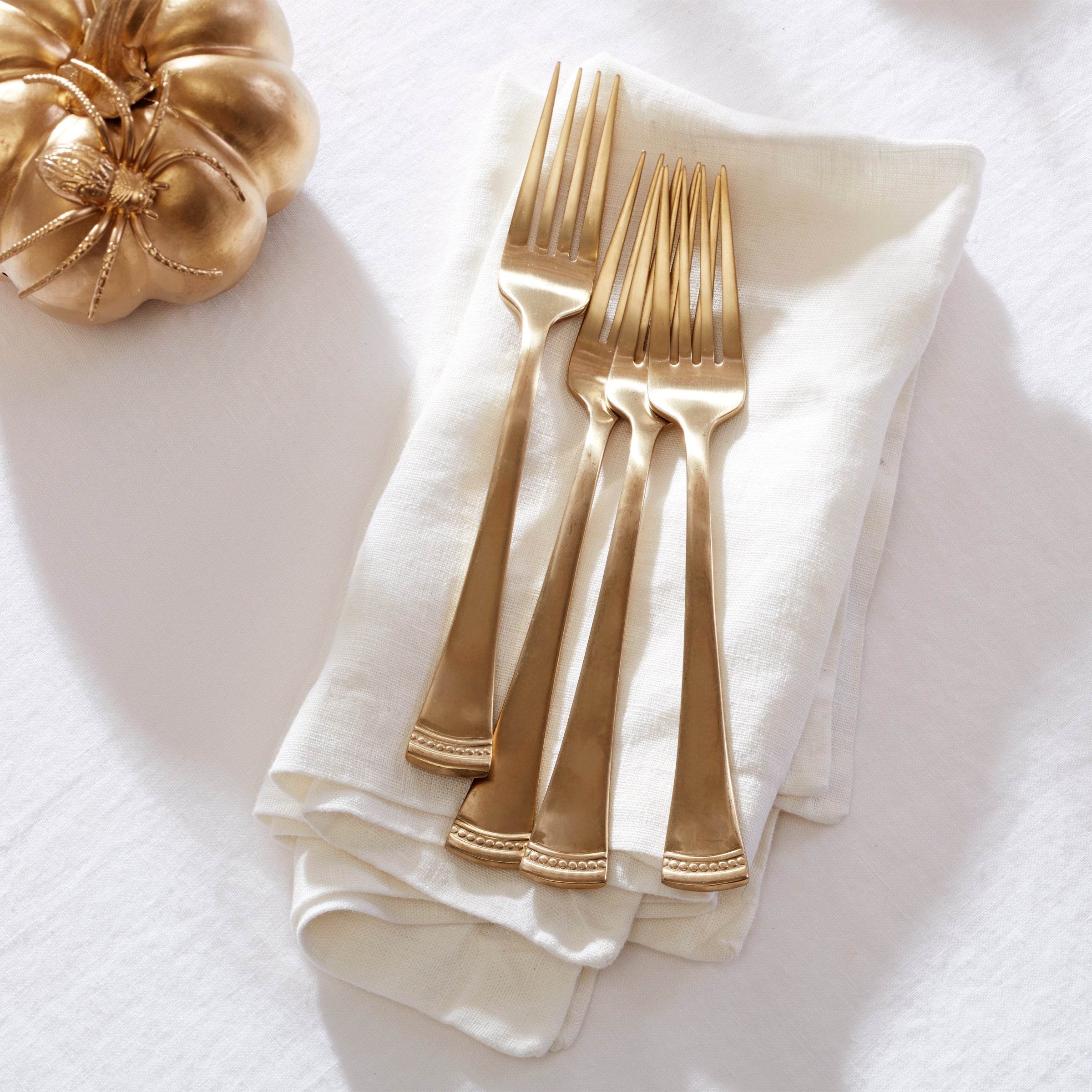 Lenox Westmore Portola Gold Satin 20-Piece Flatware Set - Image 8
