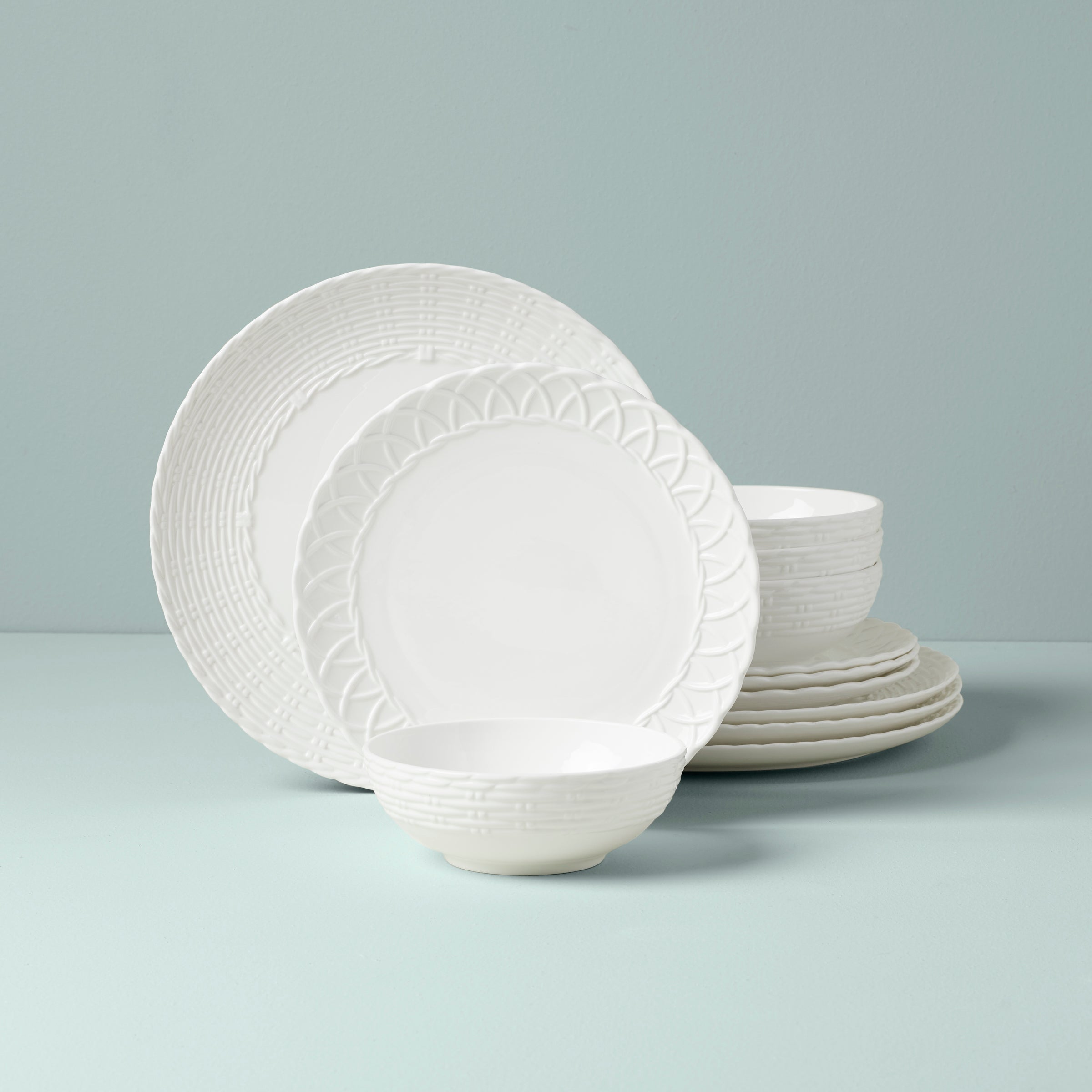 Lenox Westmore Wicker Creek 12-Piece Dinnerware Set