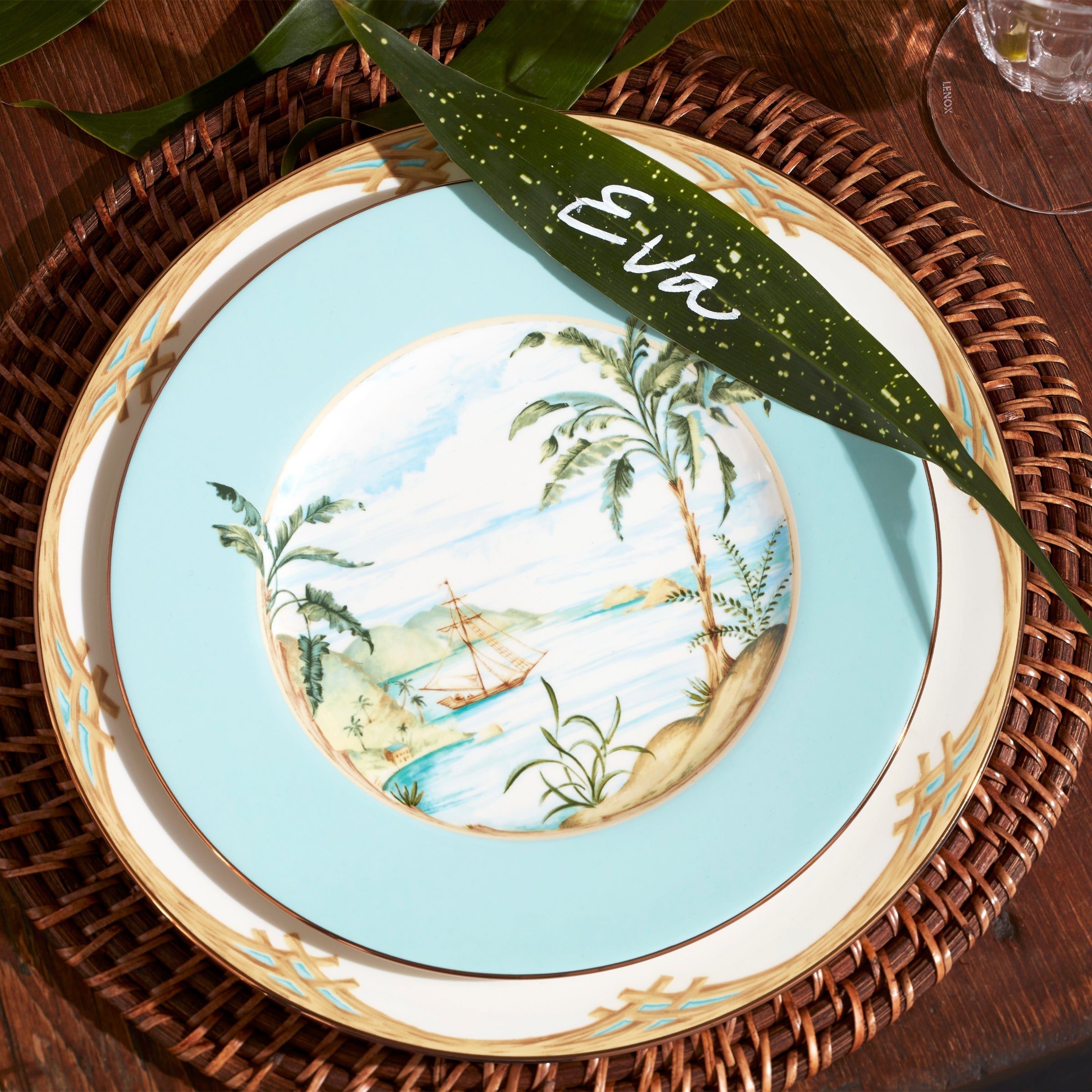 Lenox Westmore British Colonial Bamboo Dinner Plate - Image 10