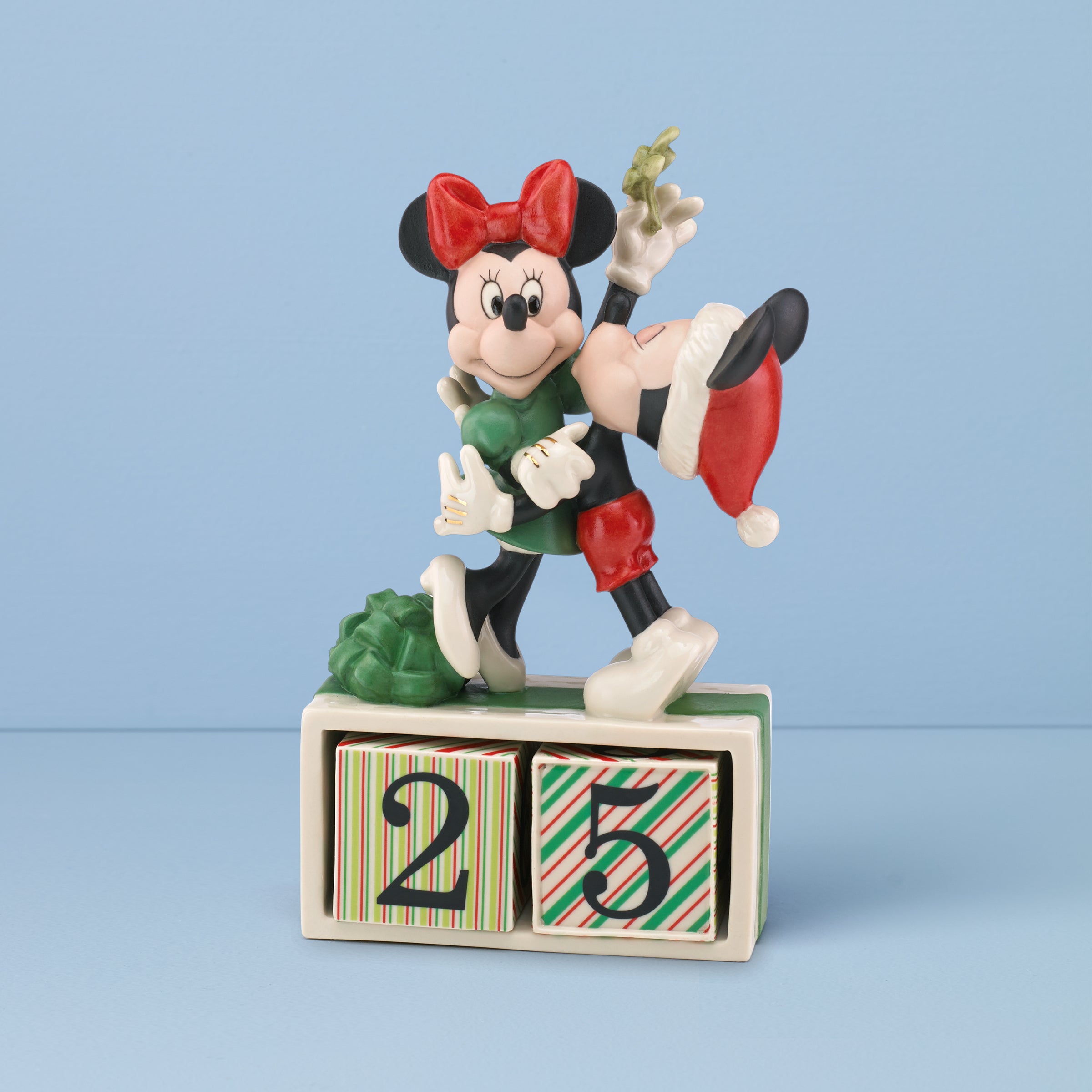 Lenox Westmore Mickey & Minnie Countdown to Christmas Figurine