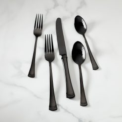Lenox Westmore Portola Black Mirror 20-Piece Flatware Set