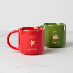 Alternative view of Lenox Westmore Be Jolly Warm Wishes Mugs, Set of 2