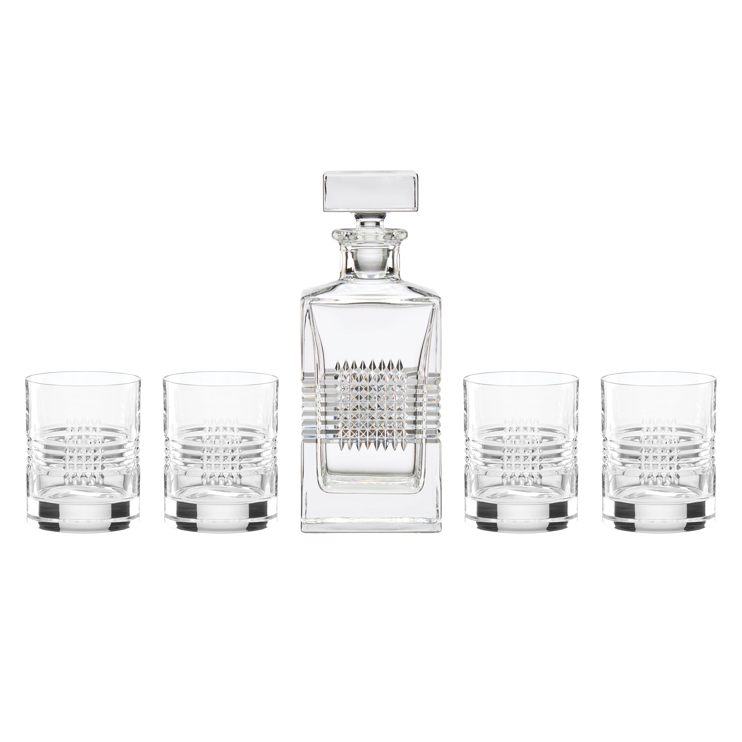Lenox Westmore Sloane Crystsal 5-Piece Whiskey Set