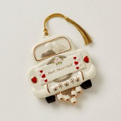 Alternative view of Lenox Westmore Personalized Just Married Ornament