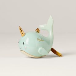 Lenox Westmore Personalized Narwhal Ornament