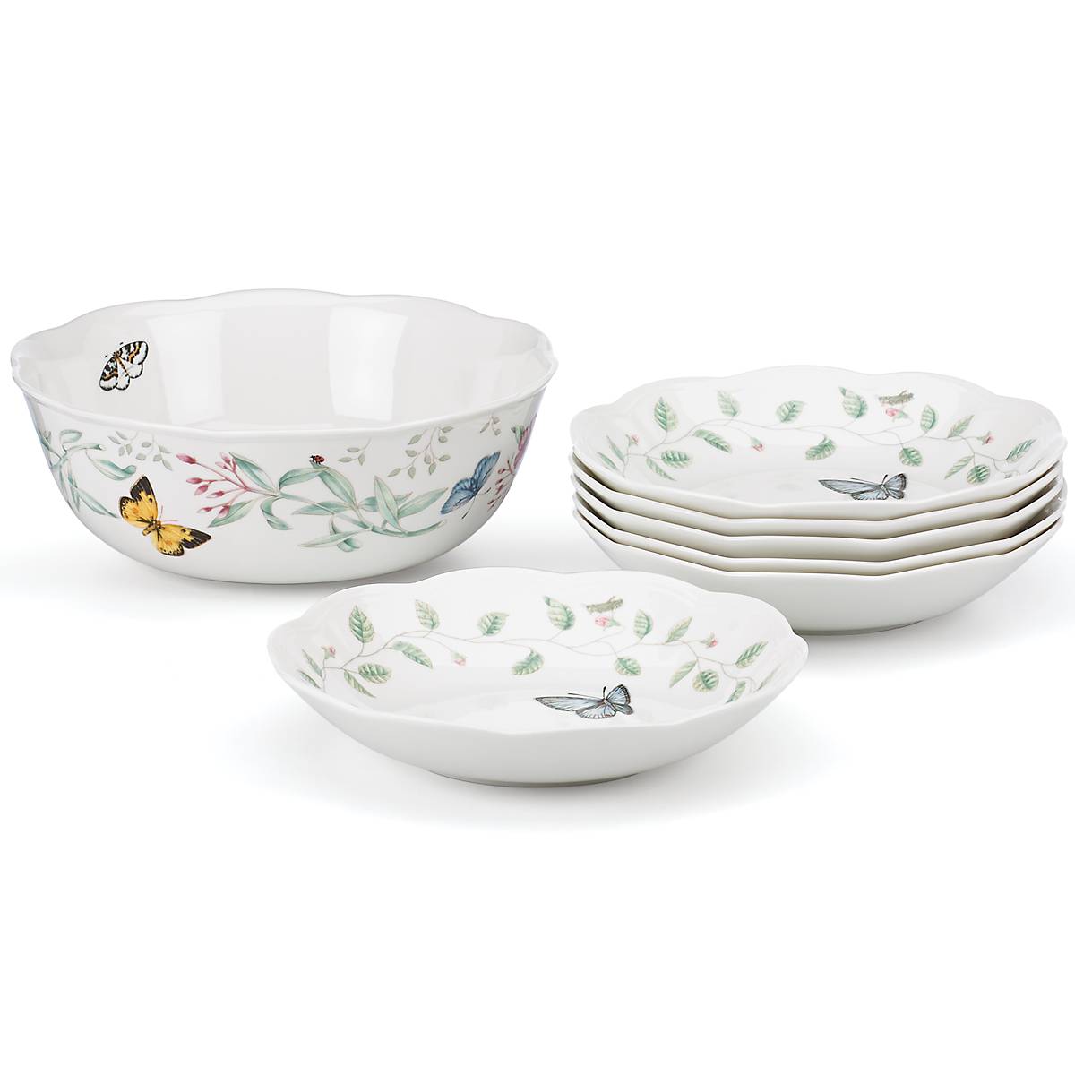 Lenox Westmore Butterfly Meadow 7-Piece Bowl Set - Image 4