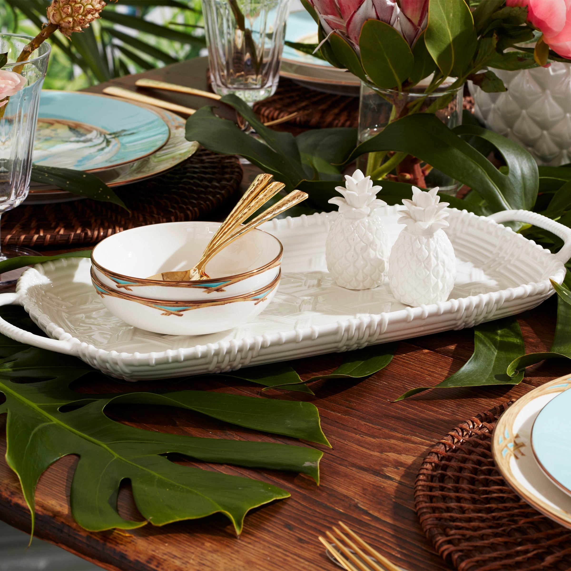 Lenox Westmore British Colonial Bamboo Fruit Bowl - Image 2