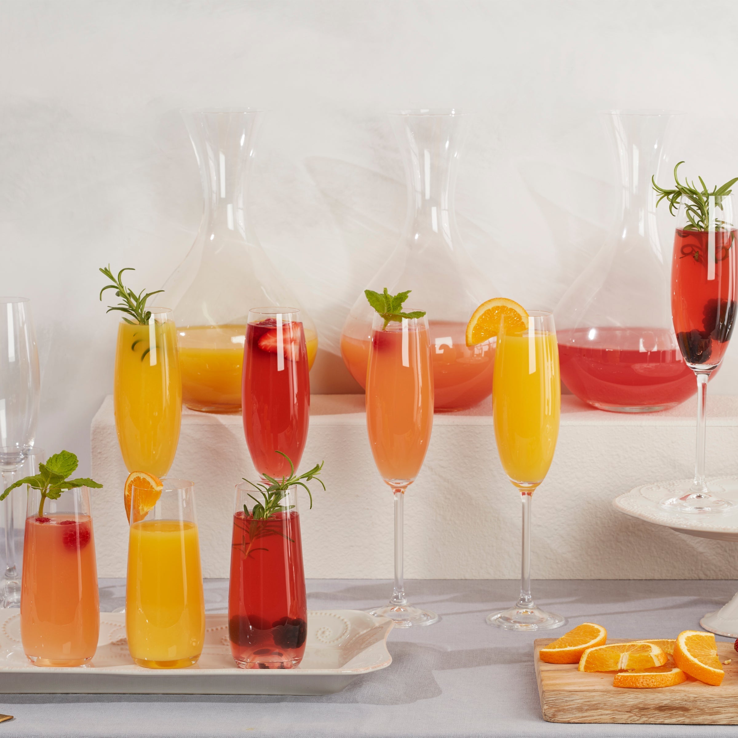 Lenox Westmore Tuscany Classics Stemless Flute Glasses, Set of 6 - Image 4