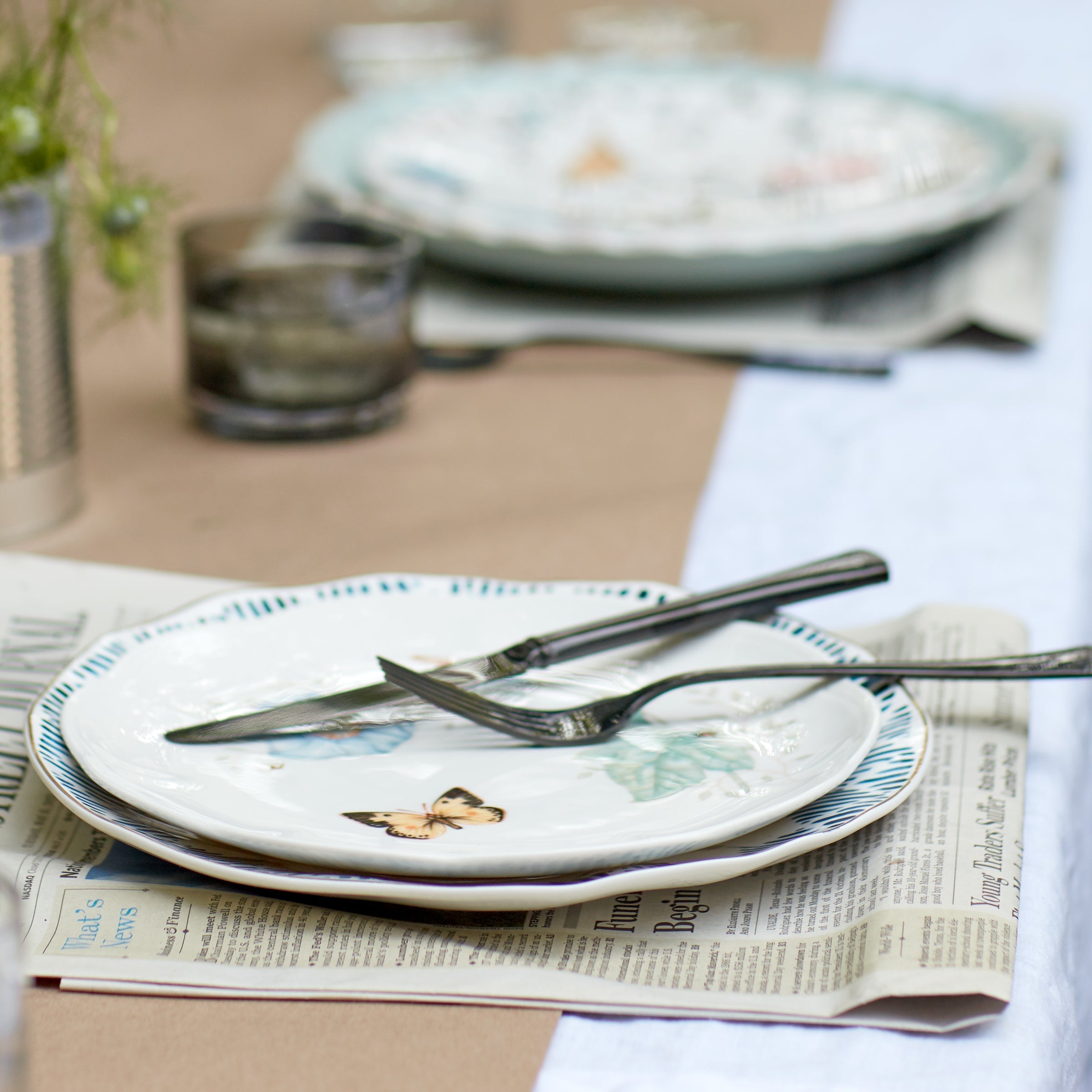 Lenox Westmore Butterfly Meadow 18-Piece Dinnerware Set - Image 7
