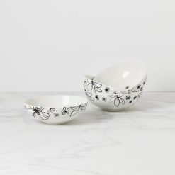 Lenox Westmore Garden Doodle Cereal Bowls, Set of 4