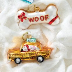 Alternative view of Lenox Westmore Retro Blown Glass Taxi Ornament