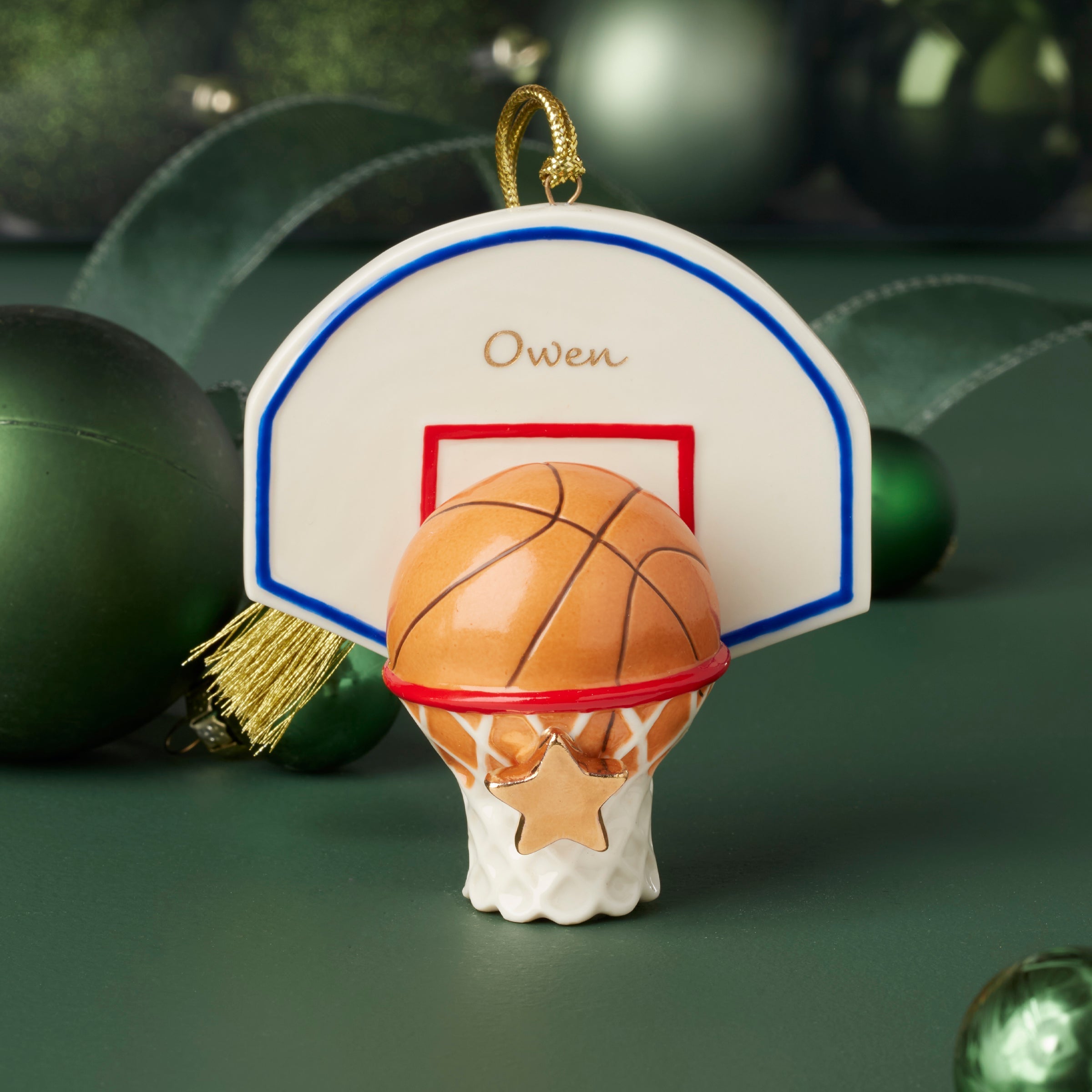 Lenox Westmore Personalized Basketball Ornament - Image 6