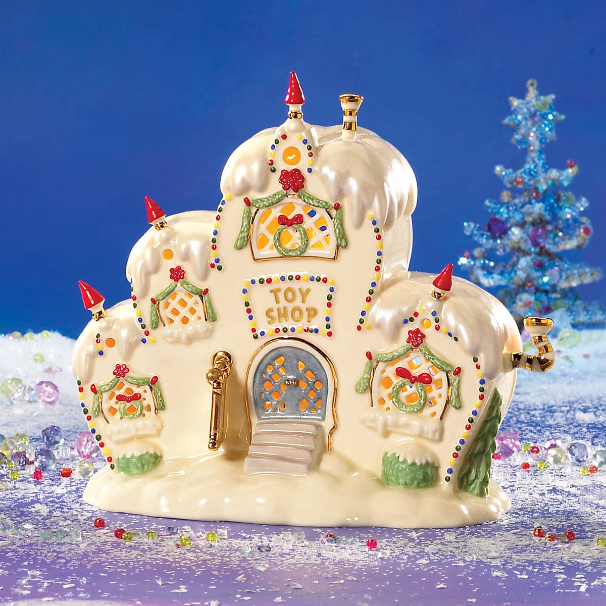 Lenox Westmore Who-Ville Toy Store Lit Figurine - Image 3