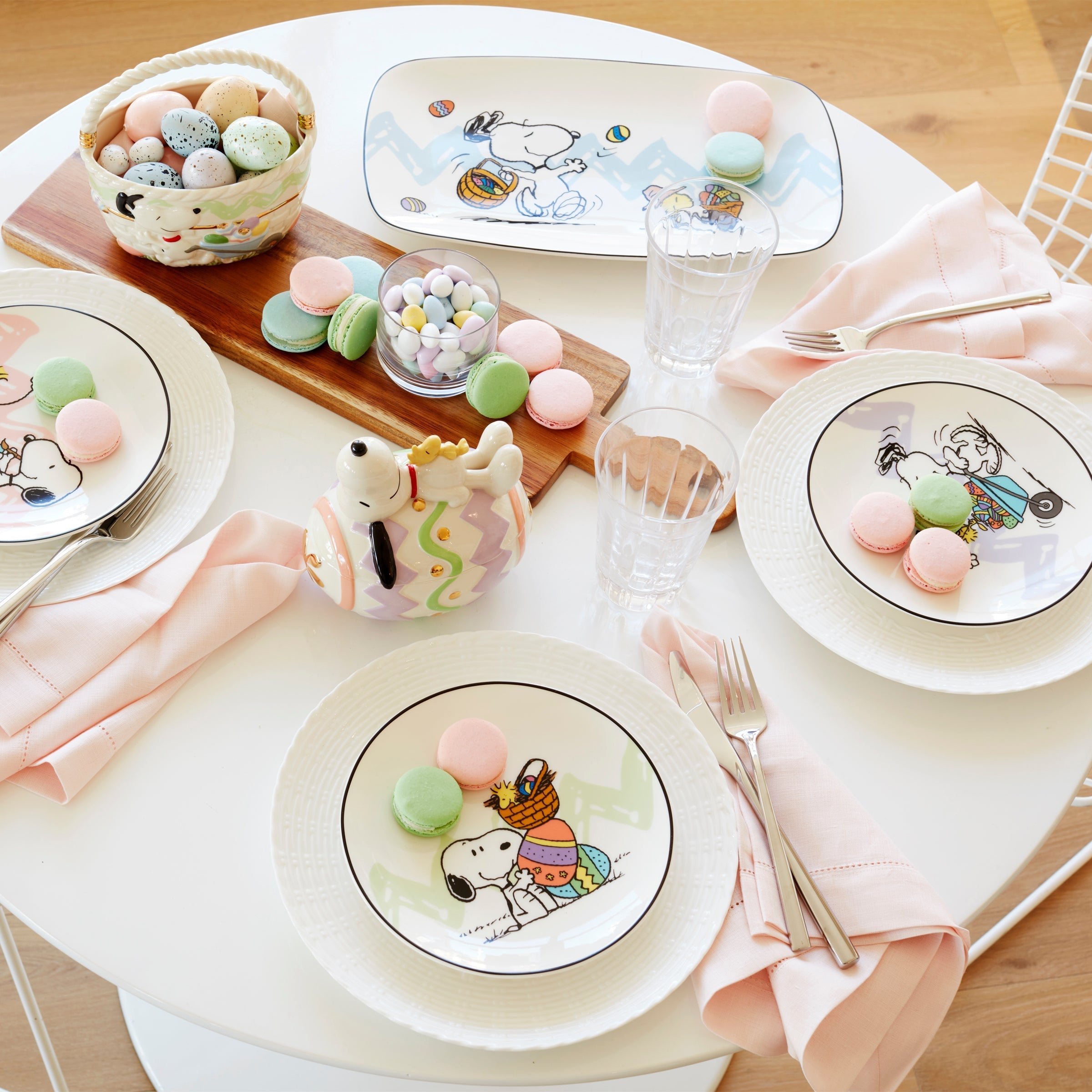 Lenox Westmore Snoopy Easter Accent Plates, Set of 4 - Image 9