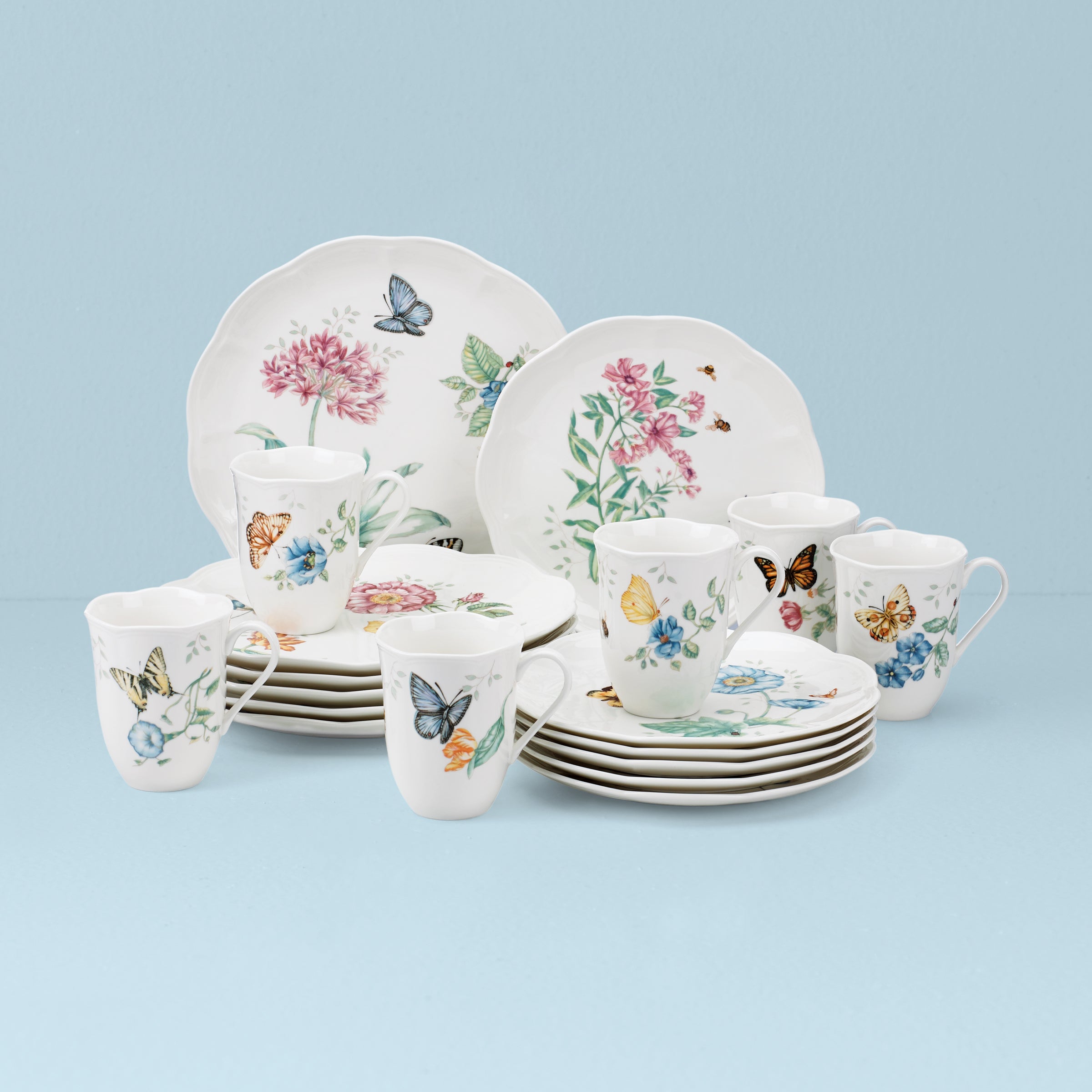 Lenox Westmore Butterfly Meadow 18-Piece Dinnerware Set