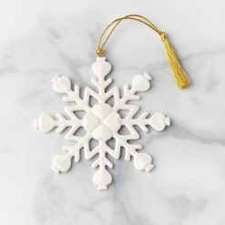Lenox Westmore Be Jolly Snowflake Ornament
