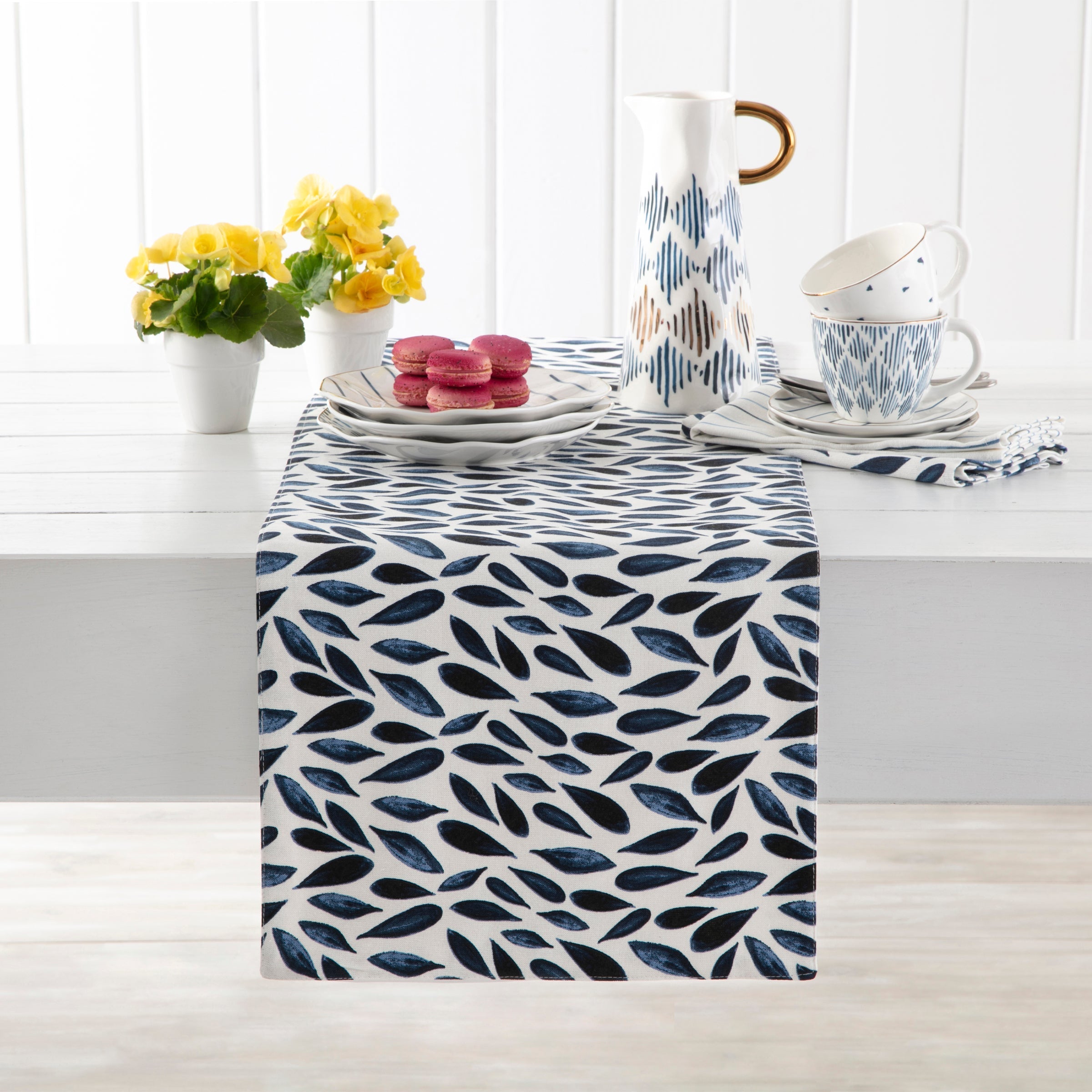 Lenox Westmore Blue Bay Reversible Table Runner - Image 2