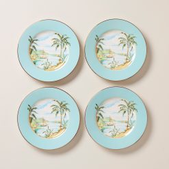 Lenox Westmore British Colonial Tradewind Accent Plates, Set of 4