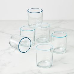 Lenox Westmore 24 Seven Turquoise 6-Piece Medium Tumbler Set
