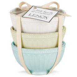 Alternative view of Lenox Westmore French Perle Groove Assorted Mini 3-Piece Bowl Set