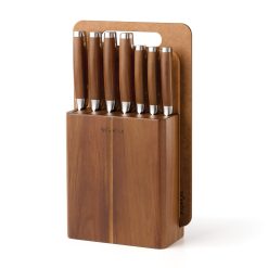Lenox Westmore Skandia Woodlyn 10-Piece Cutlery Block Set