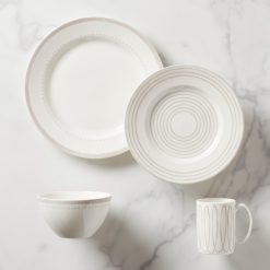 Lenox Westmore Charlotte Street Grey West 4-Piece Place Setting