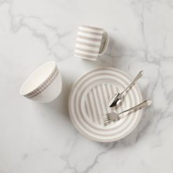 Alternative view of Lenox Westmore Charlotte Street Grey North 4-Piece Place Setting