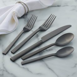 Alternative view of Lenox Westmore Chefs Table Midnight Matte 20-Piece Flatware Set