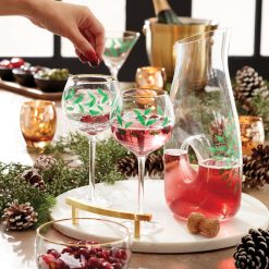 Alternative view of Lenox Westmore Holiday 3-Piece Decanter & Wine Glass Set