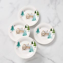 Lenox Westmore Balsam LaneTidbit Plates, Set of 4