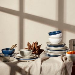 Alternative view of Lenox Westmore Bay Colors Blue 12-Piece Dinnerware Set
