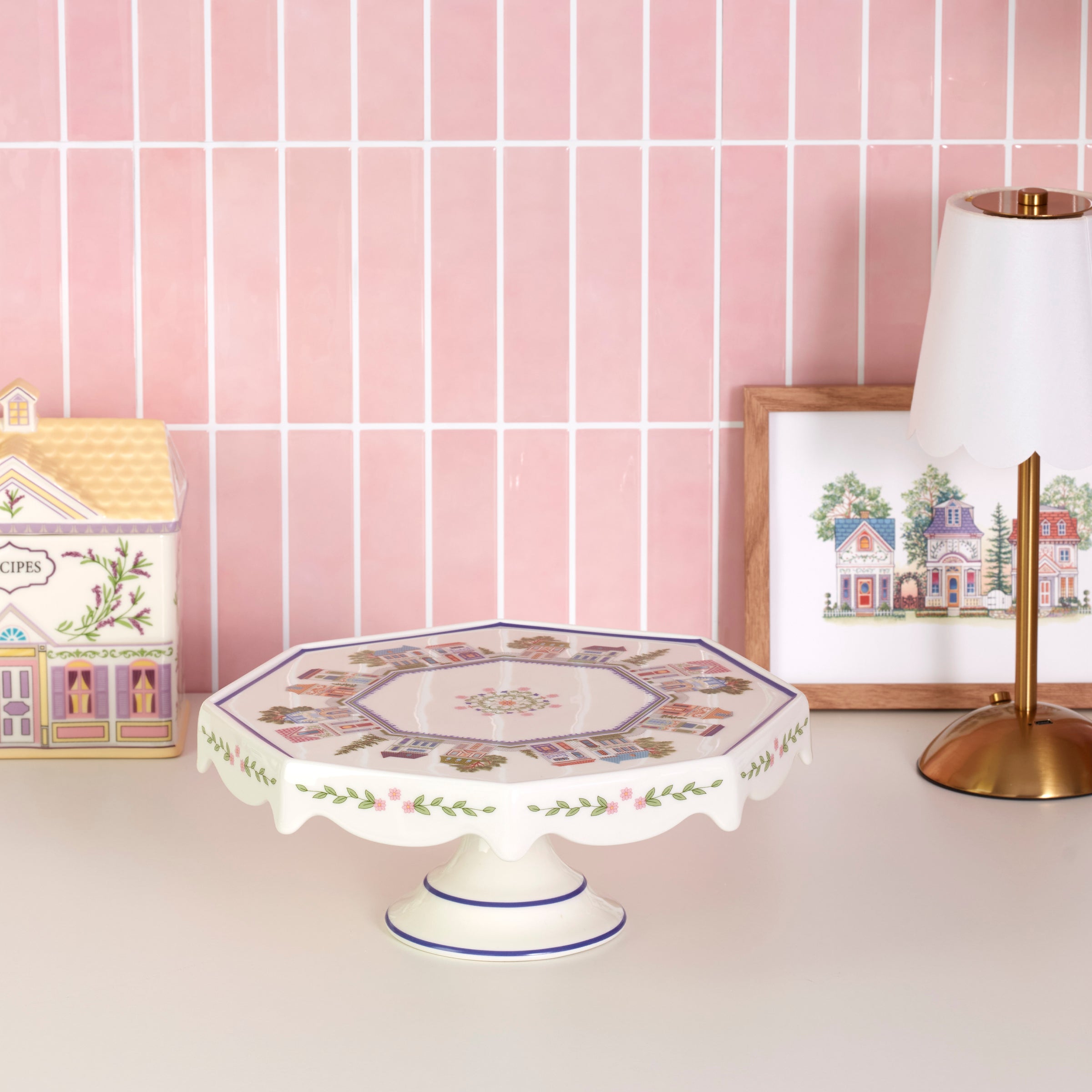 Lenox Westmore Lenox Spice Village Cake Plate - Image 3