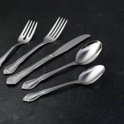Alternative view of Lenox Westmore True Rose Everyday Flatware Salad Forks, Set Of 4