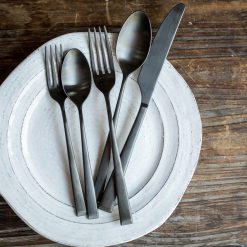 Alternative view of Lenox Westmore Marlise Black Satin 20-Piece Flatware Set