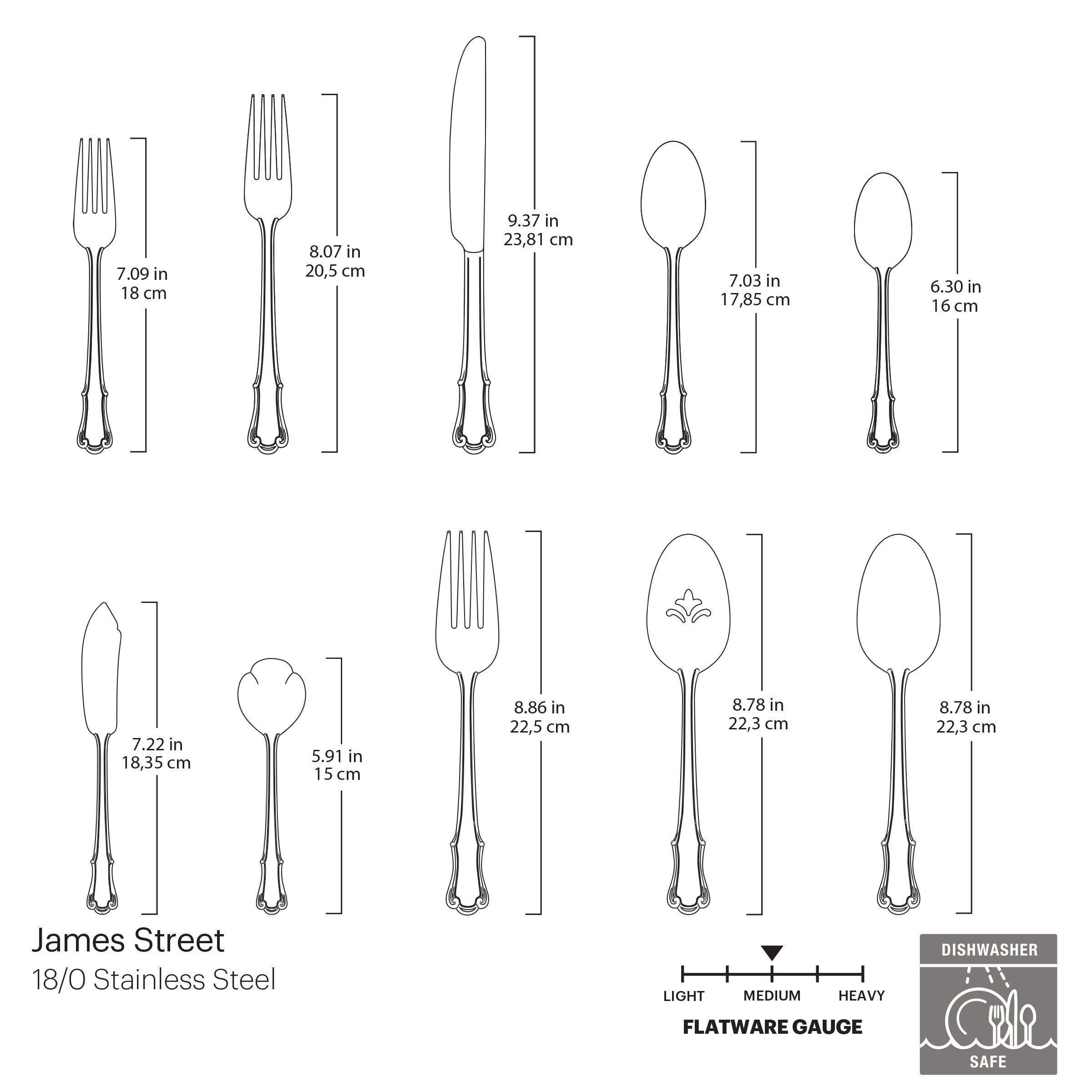 Lenox Westmore James Street 45-Piece Set Flatware - Image 6