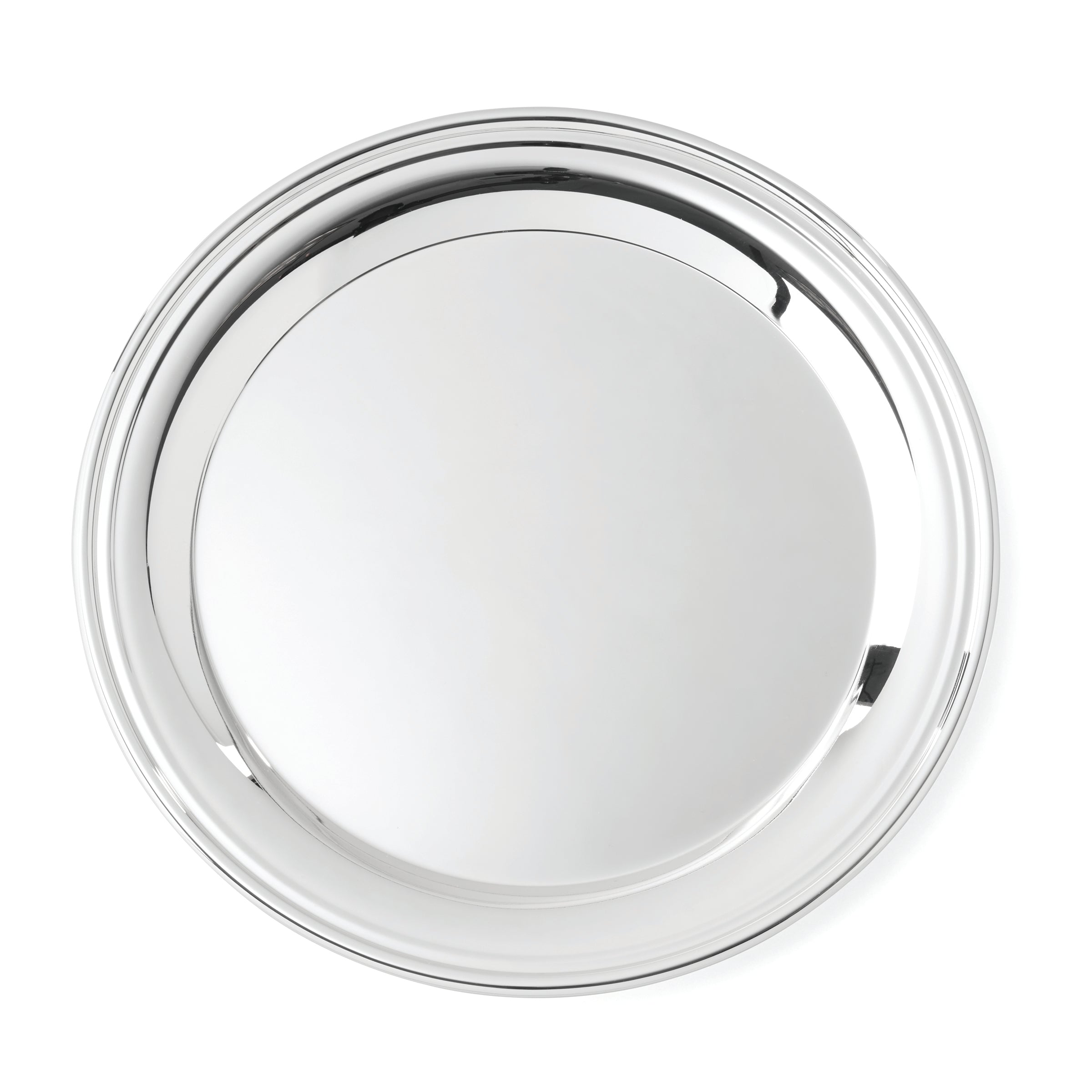 Lenox Westmore Derby Silverplate Round Tray - Image 2