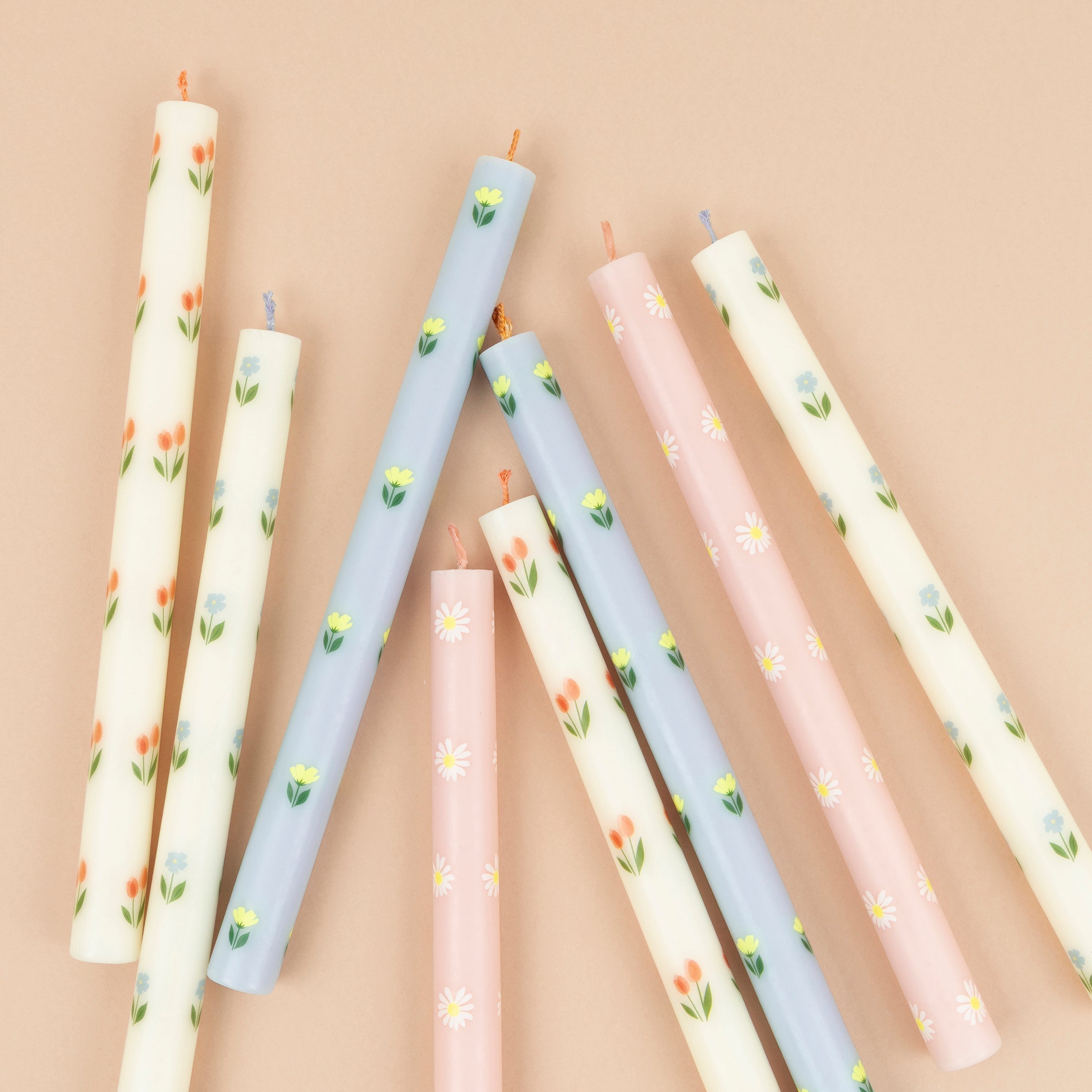Lenox Westmore Floral Table Candles, Set of 8 - Image 2