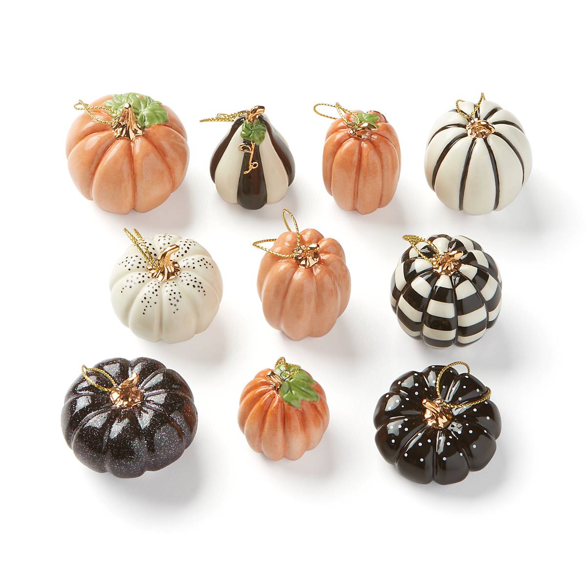 Lenox Westmore Pumpkin 10-Piece Mini Ornament Set - Image 4