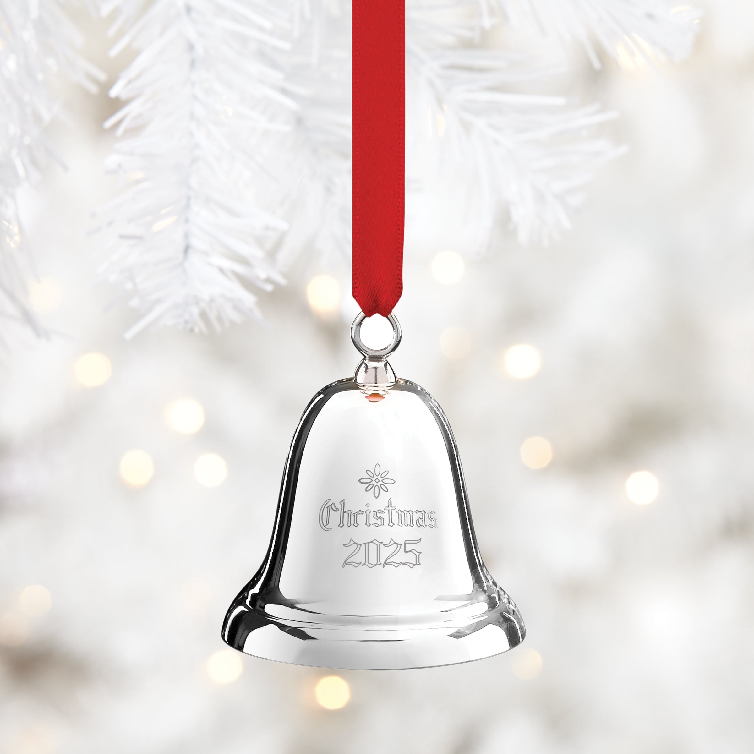 Lenox Westmore 2025 Annual Christmas Bell Sterling Silver Ornament - Image 2