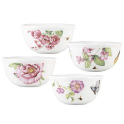 Alternative view of Lenox Westmore Butterfly Meadow Bloom 4-Piece Bowl Set