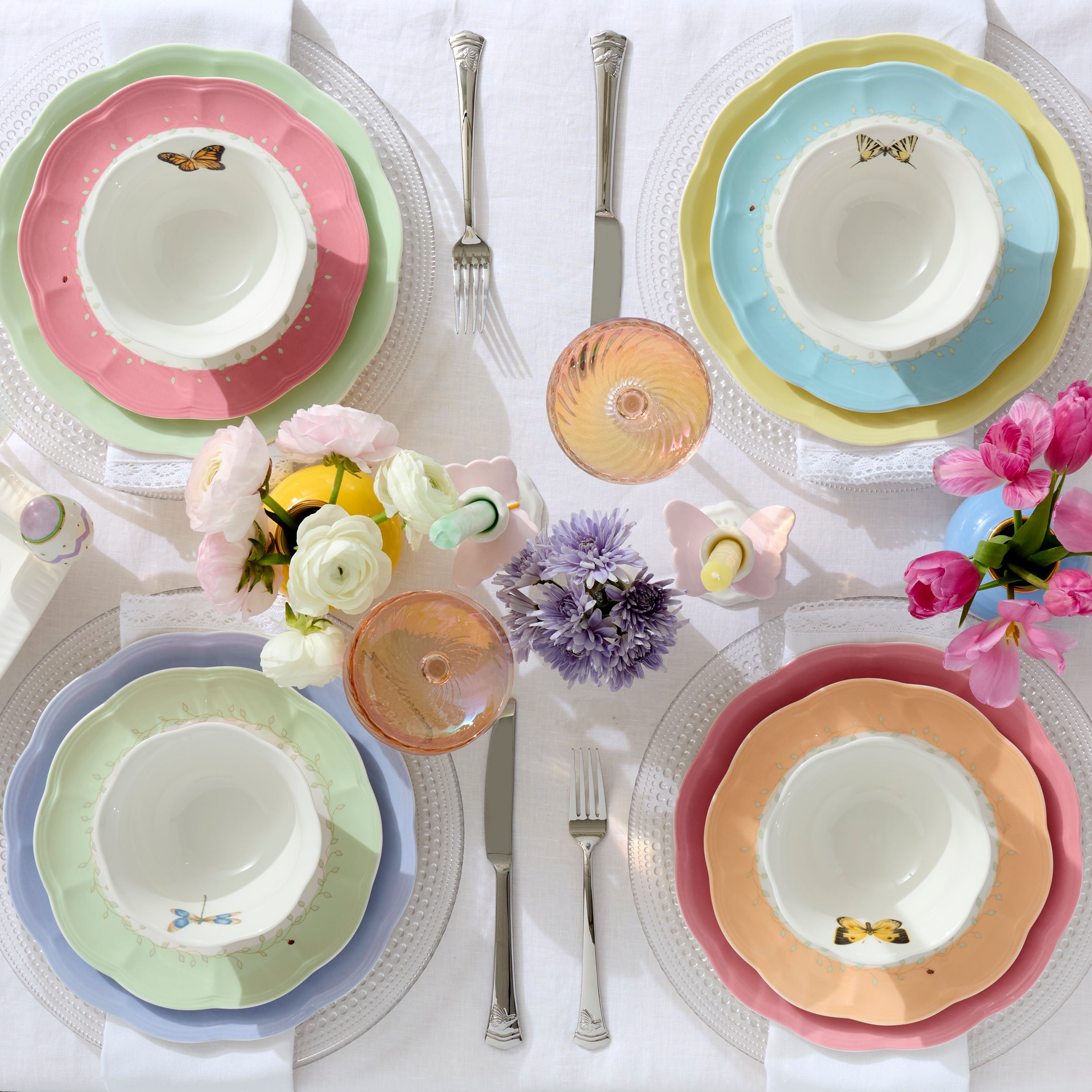 Lenox Westmore Butterfly Meadow Colors 18-Piece Dinnerware Set - Image 3