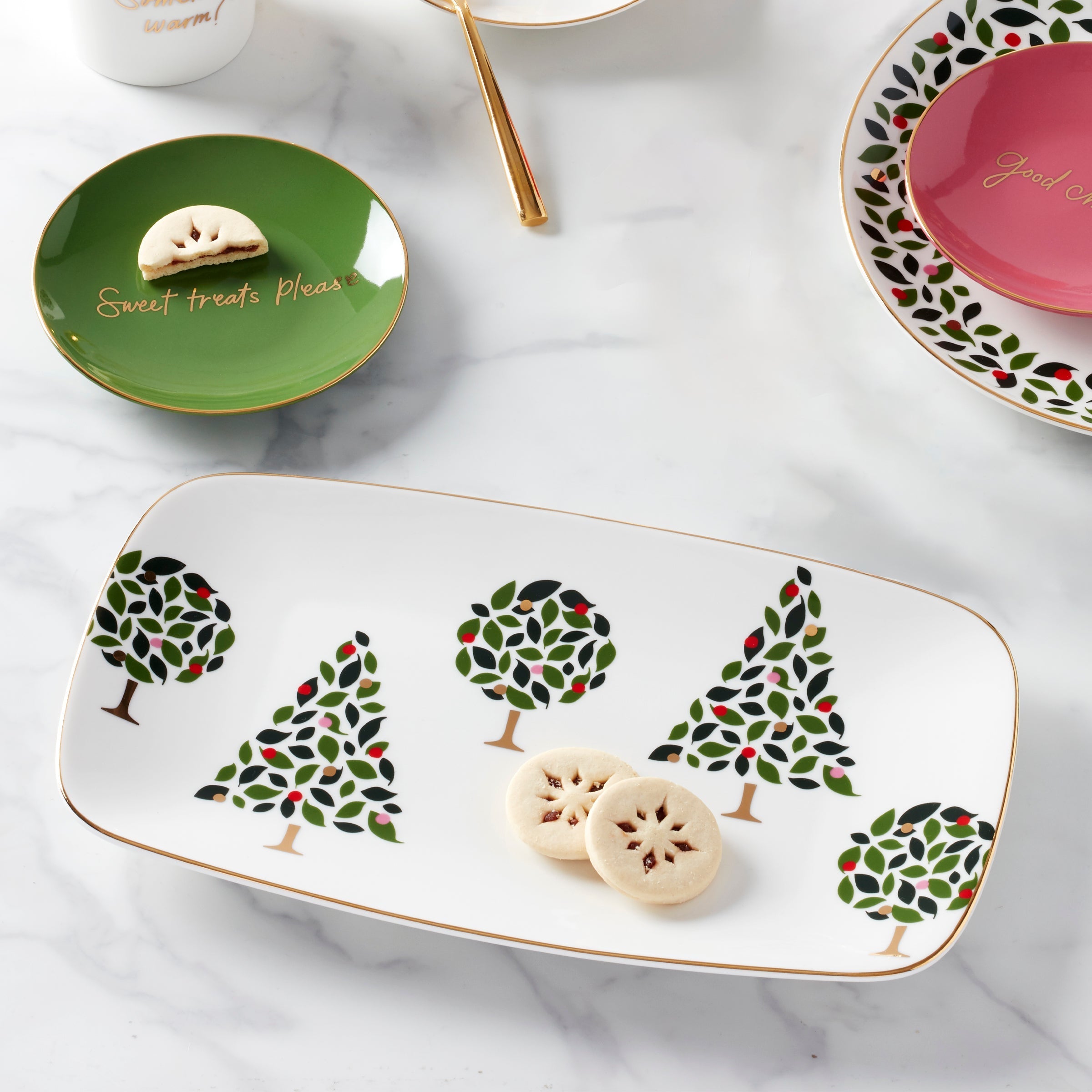 Lenox Westmore Evergreen Hors d'Oeuvres Tray - Image 4