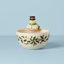 Lenox Westmore Holiday Snowman Bowl