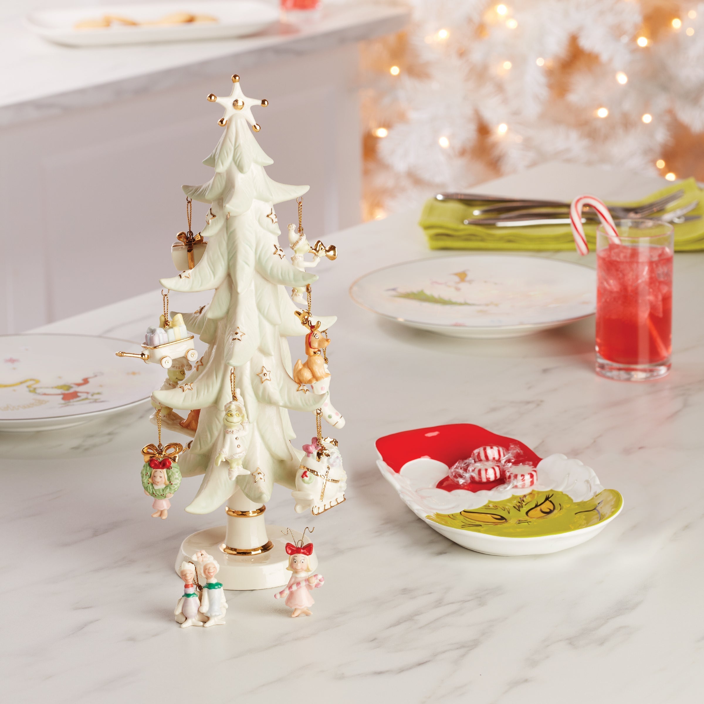 Lenox Westmore How The Grinch Stole Christmas 12-Piece Ornament & Tree Set - Image 5