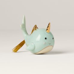 Alternative view of Lenox Westmore Personalized Narwhal Ornament