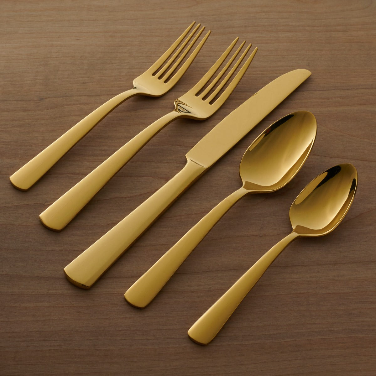 Lenox Westmore Aptitude Gold 20-Piece Flatware Set - Image 3