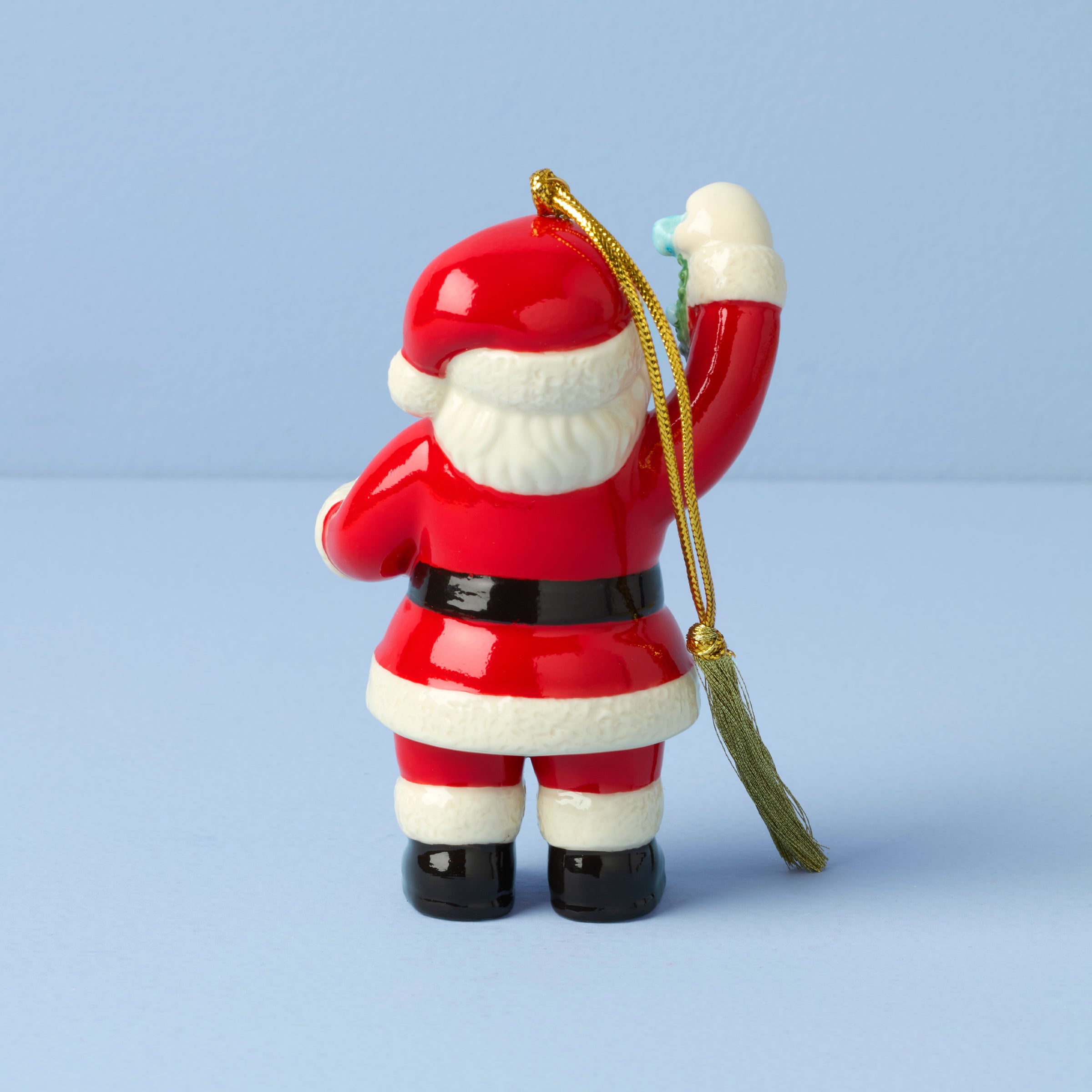 Lenox Westmore 2025 Santa with Mistletoe Ornament - Image 2