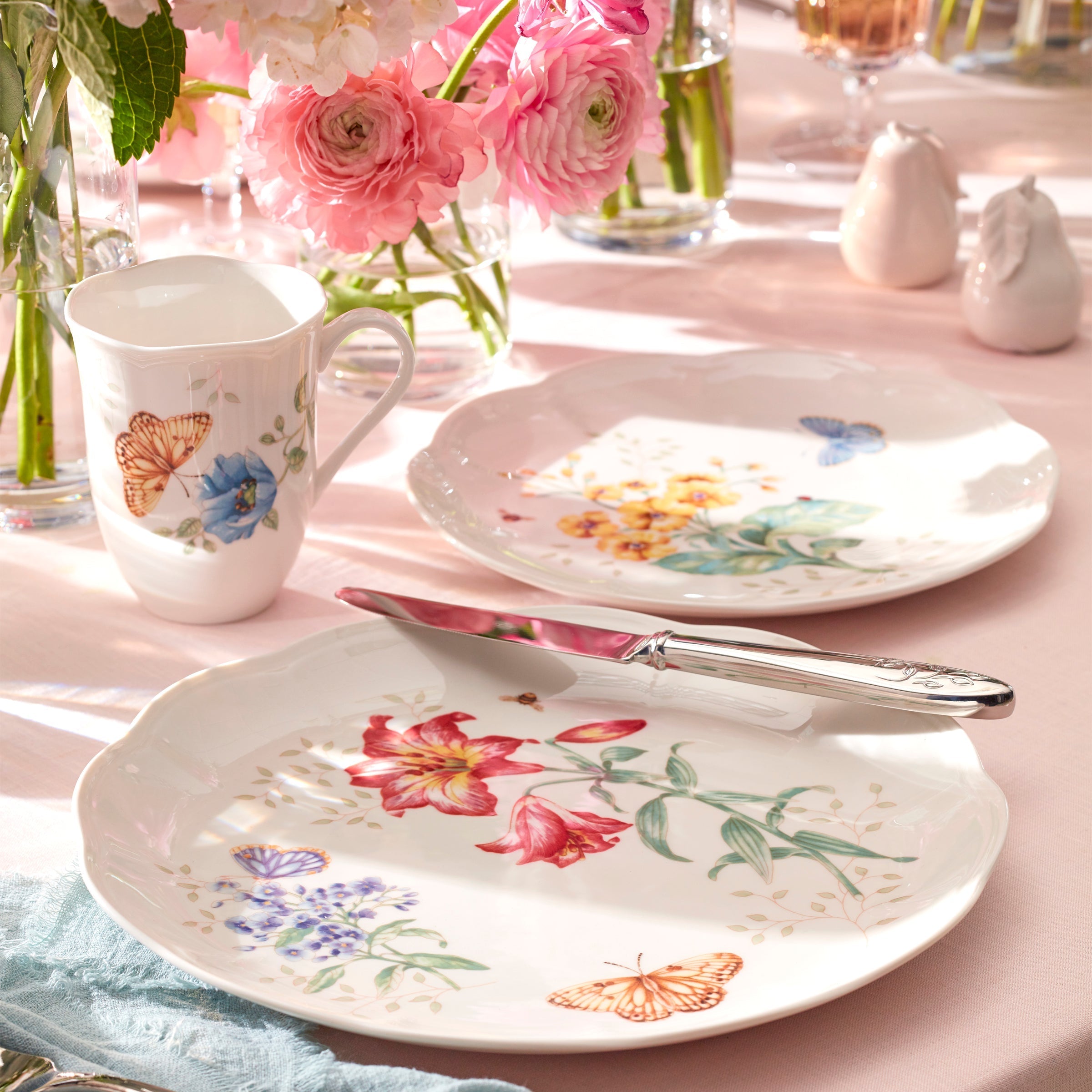 Lenox Westmore Butterfly Meadow Fritillary Dinner Plate - Image 2